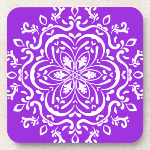 Amethyst Mandala Coaster