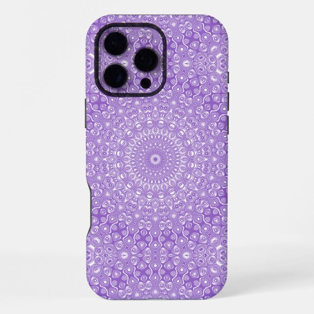 Amethyst Mandala Pattern Design iPhone Case (Back)