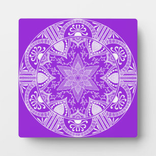 Amethyst Mandala Plaque