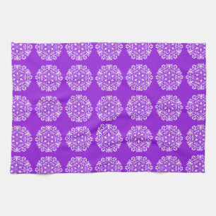 Amethyst Mandala Tea Towel