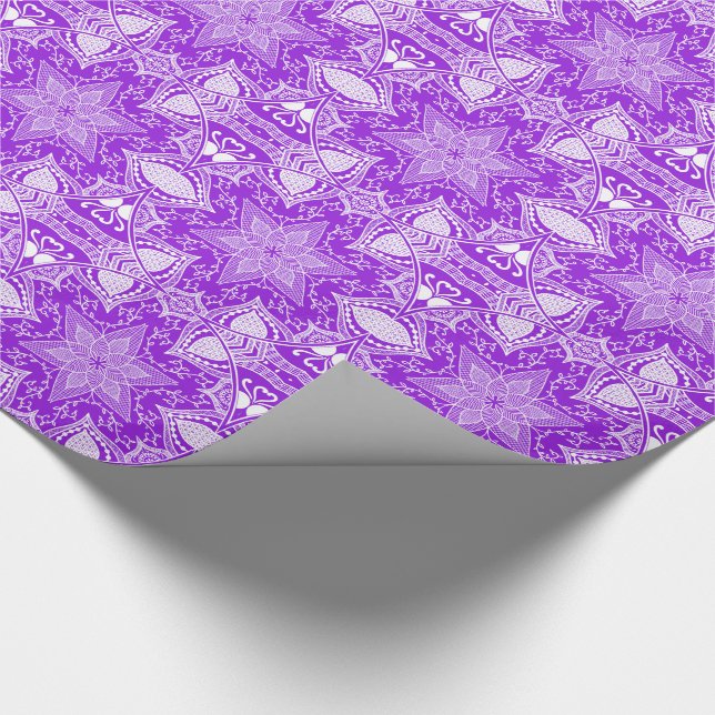 Amethyst Mandala Wrapping Paper (Corner)