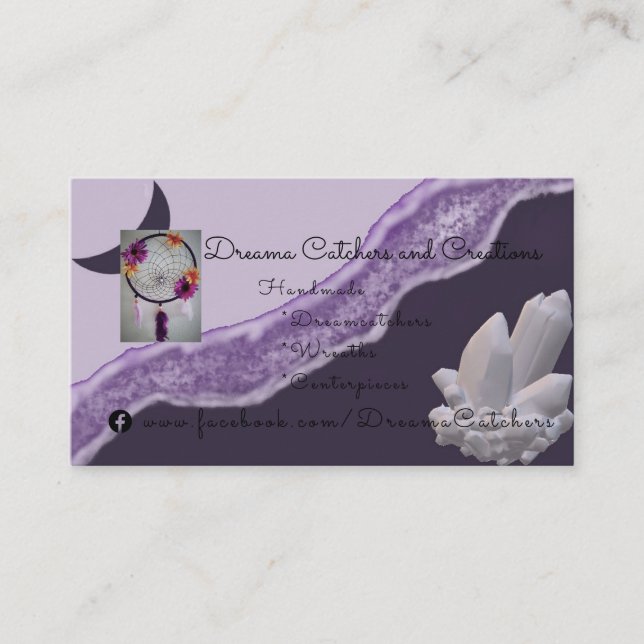Amethyst Moon Business Card (Front)
