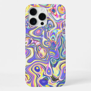 Amethyst Multicolor Amoeba Pattern iPhone 16 Pro Max Case