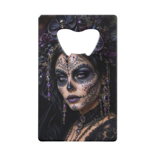 Amethyst Orchid Calavera – Gothic Sugar Skull