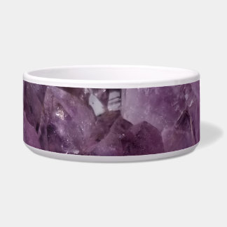 Amethyst Photo Ceramic Pet Bowl