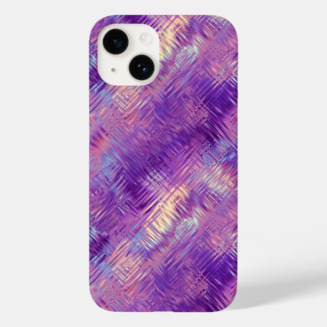 Amethyst Purple Crystal Gel Texture Case-Mate iPhone Case (Back)