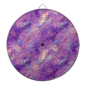 Amethyst Purple Crystal Gel Texture Dartboard