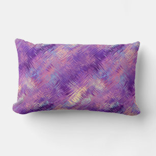 Amethyst Purple Crystal Gel Texture Lumbar Cushion