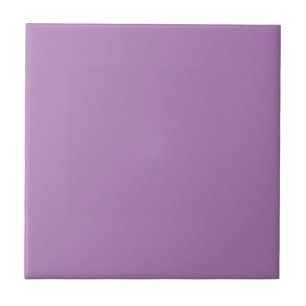 Amethyst Purple Personalised Plum Colour Backgroun Ceramic Tile