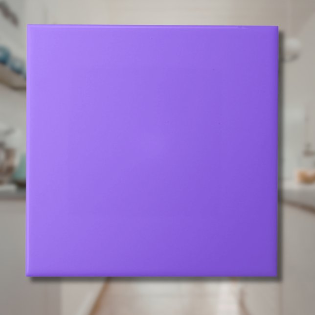 Amethyst Purple Solid Colour | Classic Elegant Ceramic Tile (Creator Uploaded)