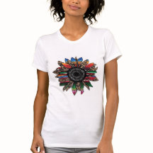 Amethyst Raine Designs Colourful Sunflower Shirt