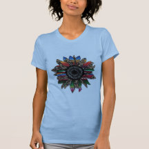 Amethyst Raine Designs Colourful Sunflower Shirt
