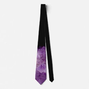 Amethyst Raw Stones Tie