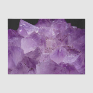 Amethyst Raw Stones Tissue Paper
