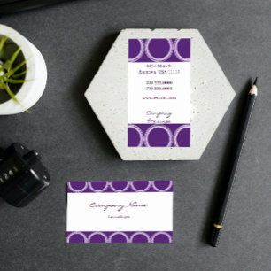 Amethyst Rivets Business Card