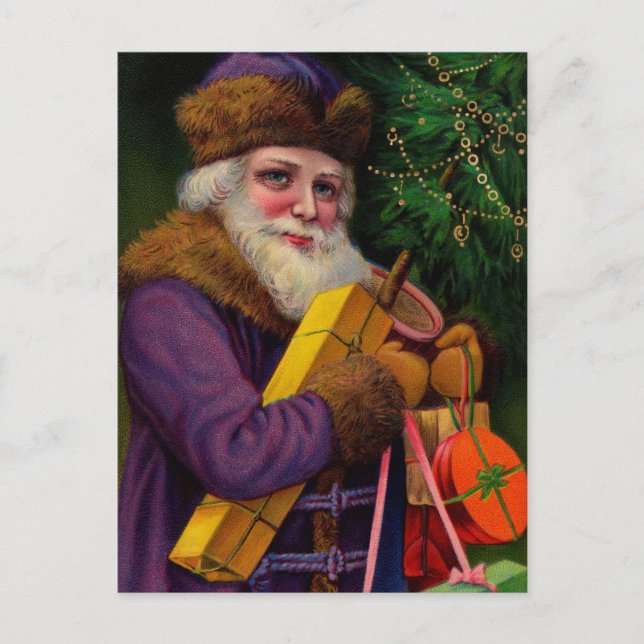 Amethyst Santa Postcard (Front)