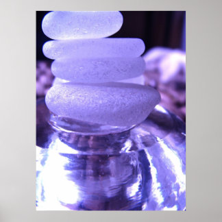 Amethyst Sea Glass Print