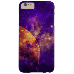 Amethyst Sky, Golden Planet n Nebula iPhone 6Plus Barely There iPhone 6 Plus Case