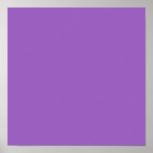Amethyst (solid colour) poster