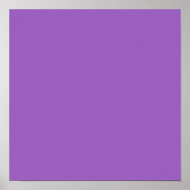 Amethyst  (solid colour)  poster (Front)