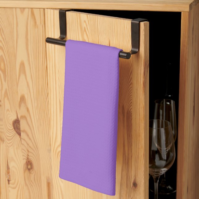 Amethyst (solid colour)  tea towel (Thirds Fold)