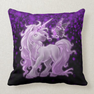 Amethyst Sparkle Pink Unicorn Cushion