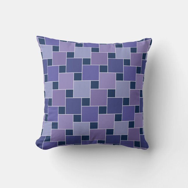 Amethyst Squares Cushion (Front)
