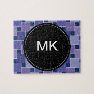 Amethyst Squares Jigsaw Puzzle