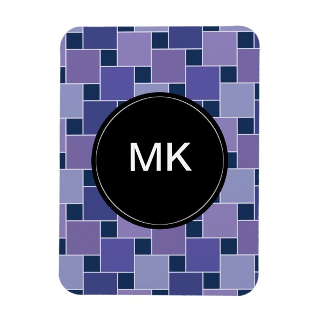 Amethyst Squares Magnet (Vertical)