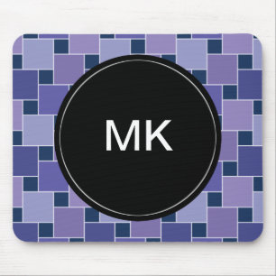 Amethyst Squares Mouse Pad