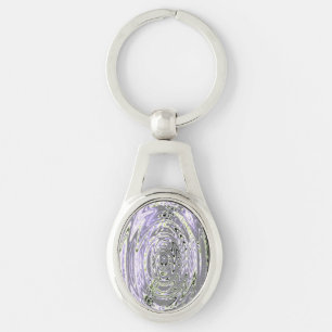 Amethyst Swirl Key Ring