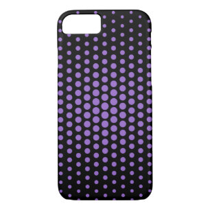 Amethyst Techno Dots Modern Black iPhone 8/7 Case