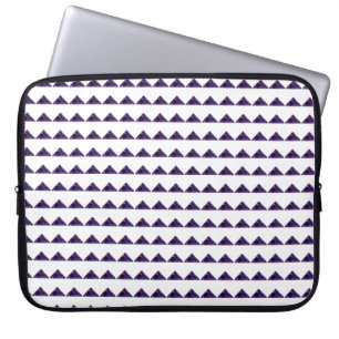 Amethyst Triangle, February Birthstone, Purple Laptop Sleeve