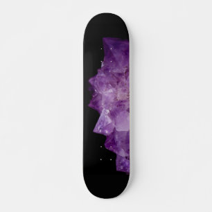 Amethyst Uncut Stones  Skateboard