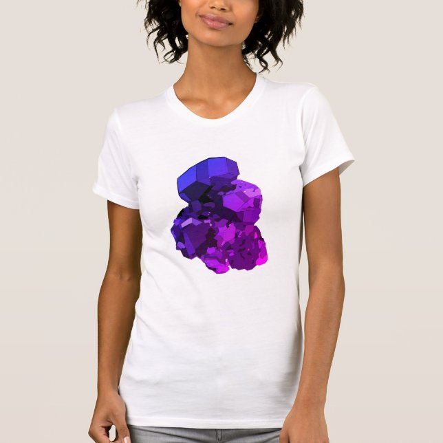 Amethyst vector art Women's Fitted T-Shirt (Front)