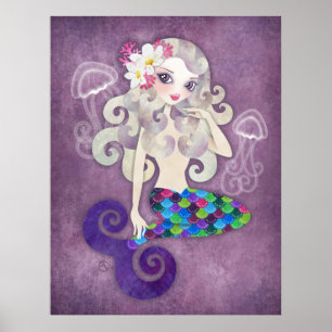 Amethyste Mermaid Poster