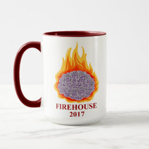 AMF Flaming Brain Mug