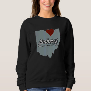 AMHERST  Ohio OH City State USA  Cute Souvenir Sweatshirt