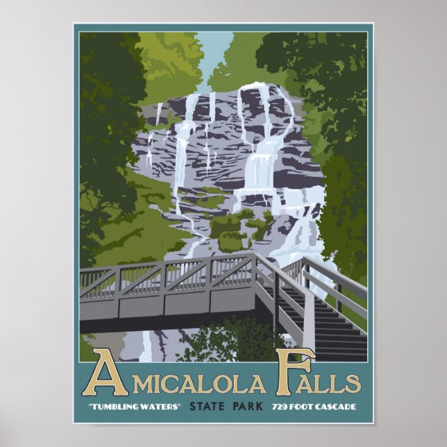 Amicalola Falls Poster (Front)
