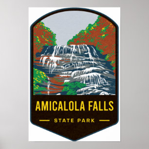 Amicalola Falls State Park Poster