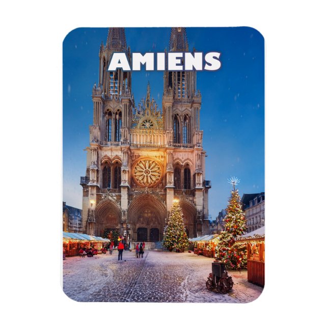 Amiens Christmas Wonder Magnet (Vertical)