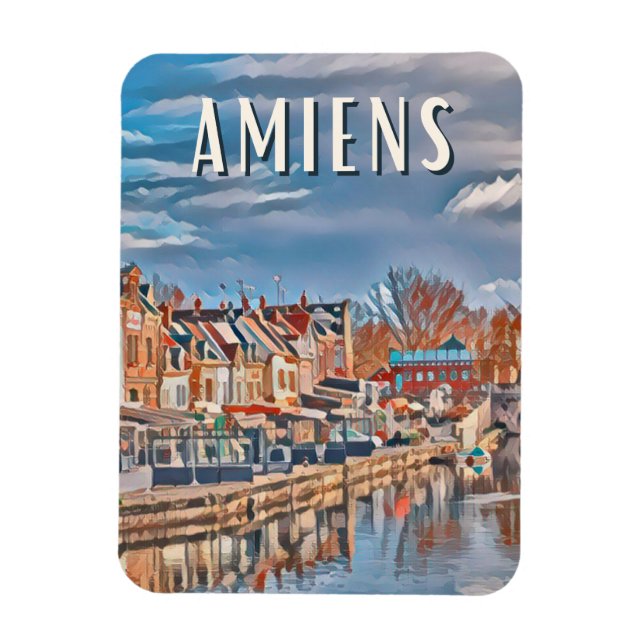 Amiens Photo Vintage  Magnet (Vertical)