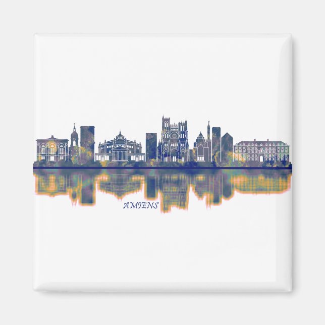Amiens Skyline Magnet (Front)