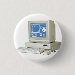 Amiga Family Computer System 3 Cm Round Badge