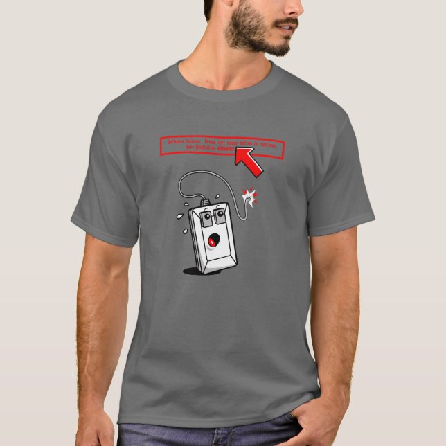 Amiga guru meditation error T-Shirt (Front)