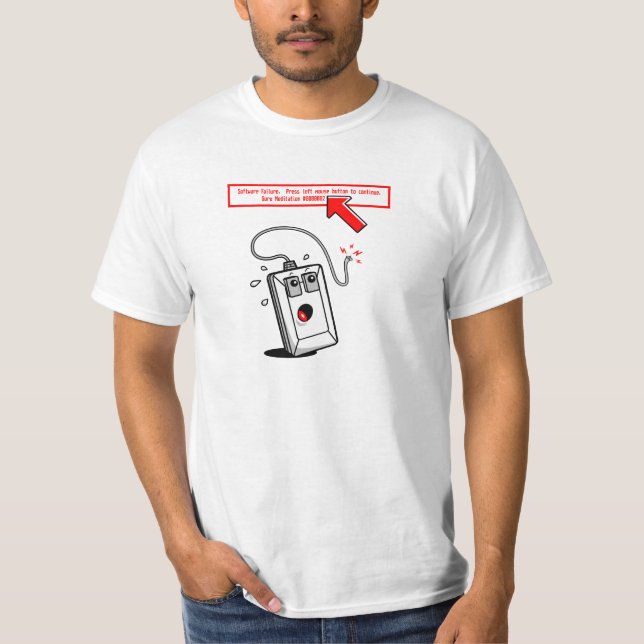 Amiga guru meditation error T-Shirt (Front)