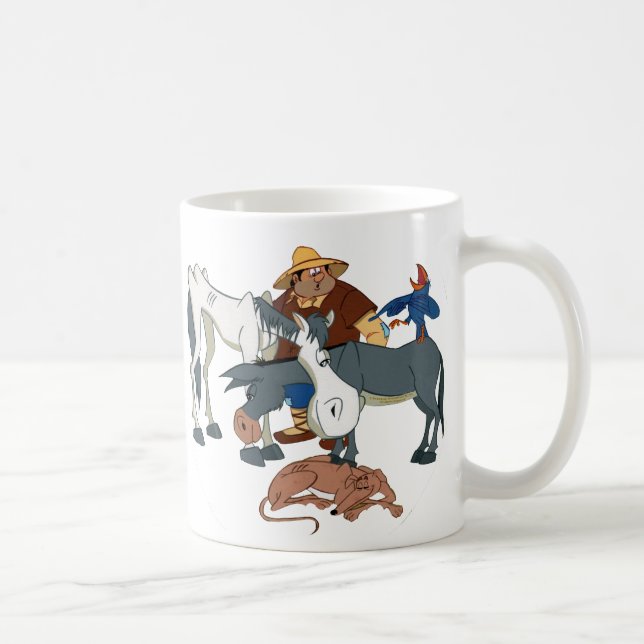 AMIGOS DE DON QUIJOTE - 400 Años - Cervantes taza Coffee Mug (Right)