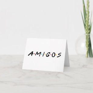 Amigos Thank You Card
