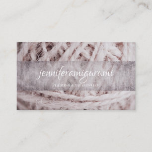 Amigurumi Yarn Knitting Crochet Business Card
