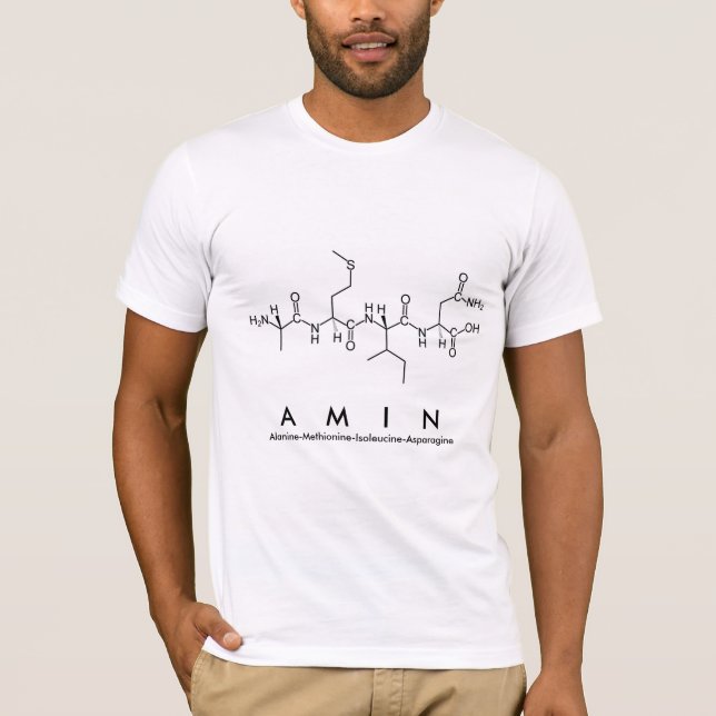 Amin peptide name shirt (Front)
